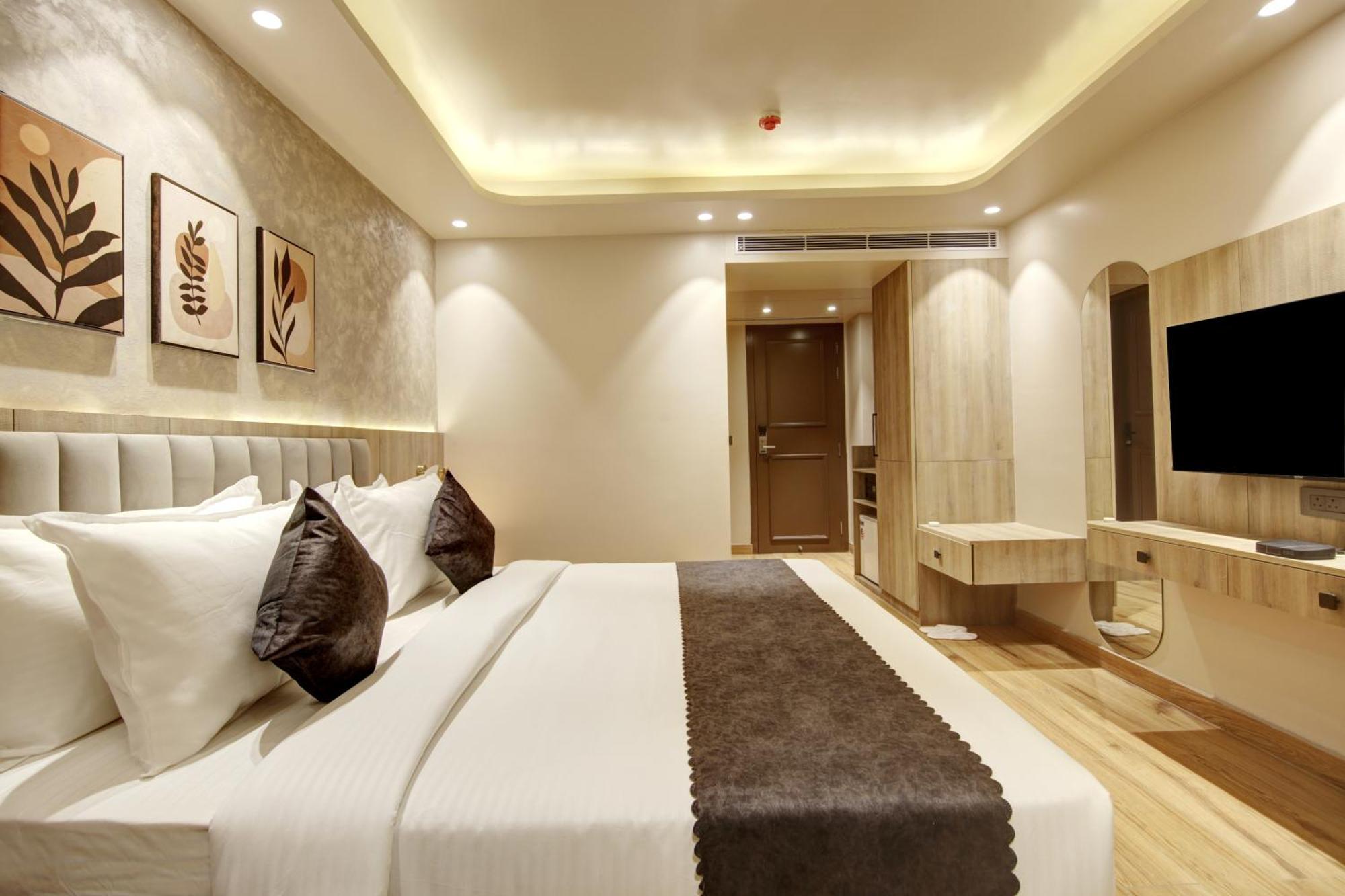 Saltstayz Premier - Near Golf Course Road & Sector 57 Gurgaon Exterior foto