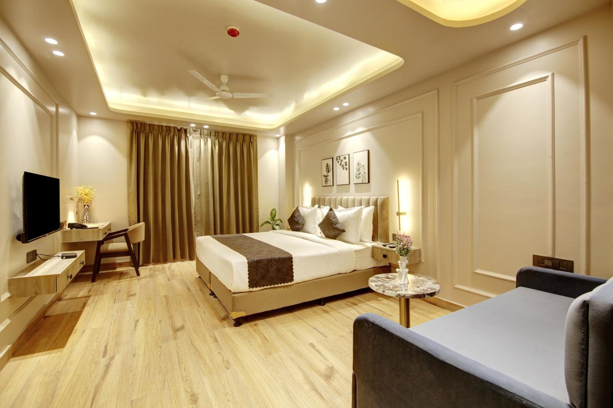 Saltstayz Premier - Near Golf Course Road & Sector 57 Gurgaon Exterior foto